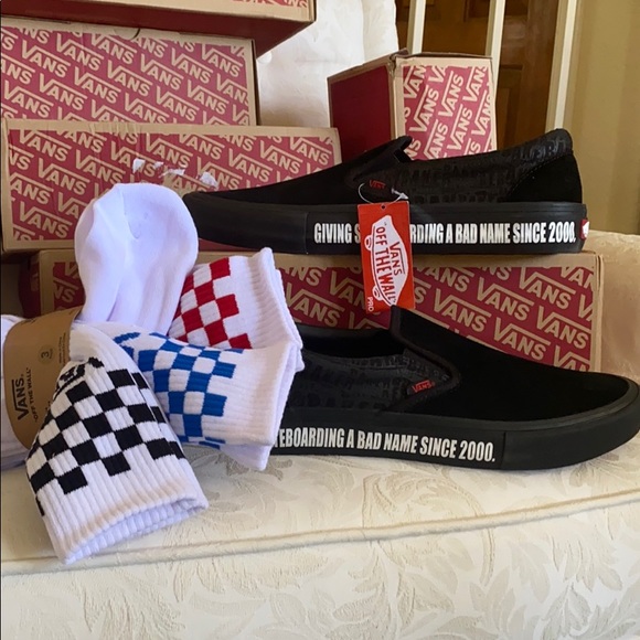 Vans Baker Skate shoes and socks - Picture 2 of 2